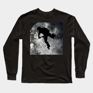 Into the Unknown - Scooter Boy and Moon Long Sleeve T-Shirt